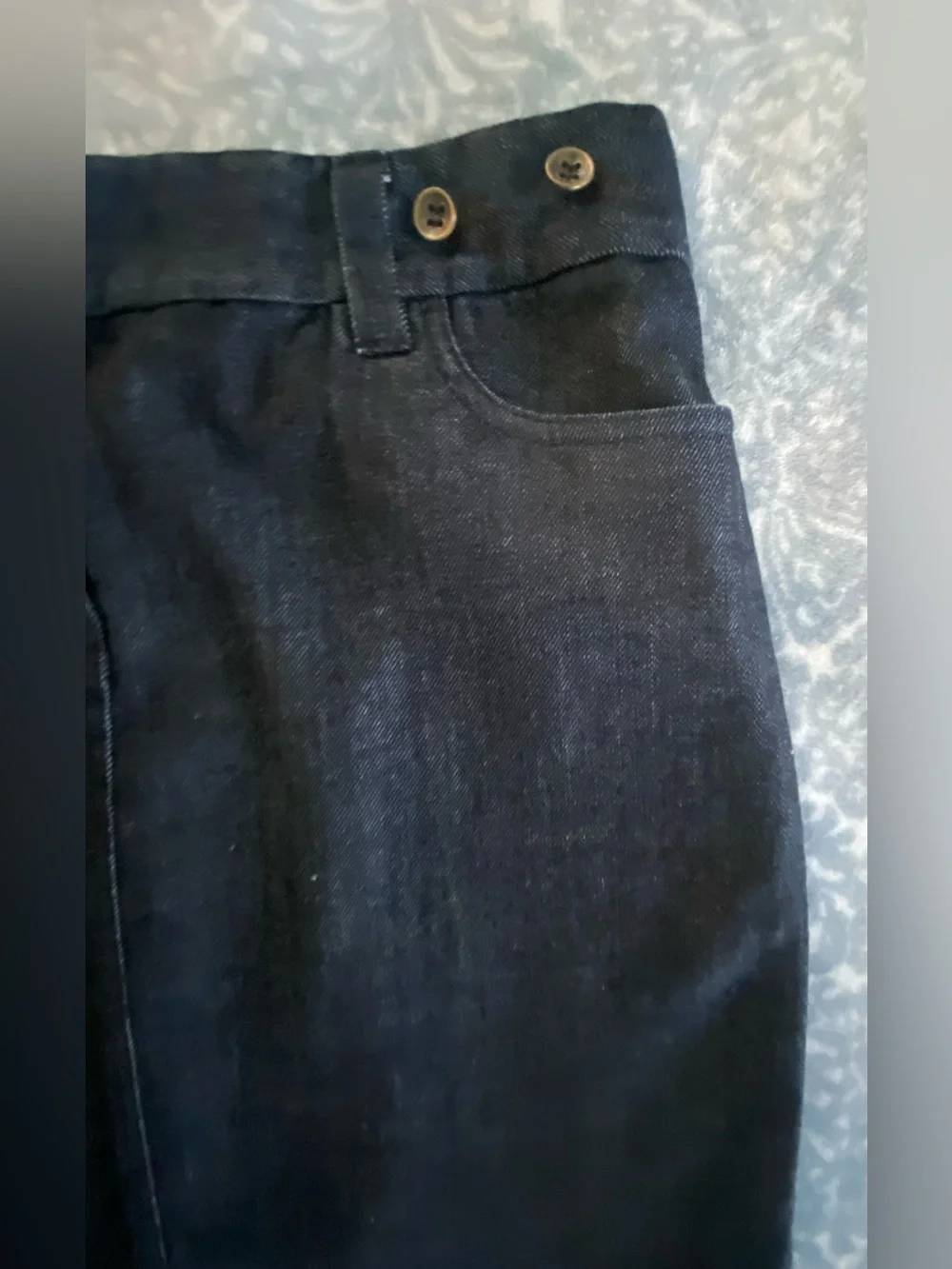 J. Crew Dark Blue Denim Pencil Skirt